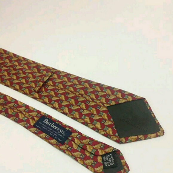 Authentic Burberry owl tie - Picture 2 of 3